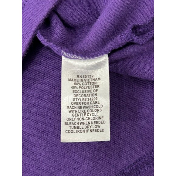 BonWorth Purple Long Sleeve Top Ruffle Neckline  Sz XSP - Picture 6 of 8